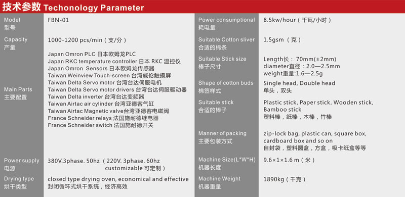 Cotton Swab Making Machine supplier_Cotton Swab Machine parameter