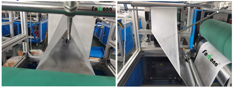 Non-woven shoe cover machine